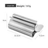 Manual Stainless Steel Toothpaste Dispenser For Home Use With Rotation Design