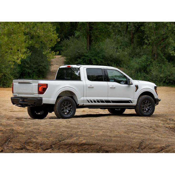 Ramuel Car Auto Racing Body Side Stripes Vinyl Modified Stripe Decal Cars Side Door Stickers Decorative Decals Exterior Accessories For Pickup Truck