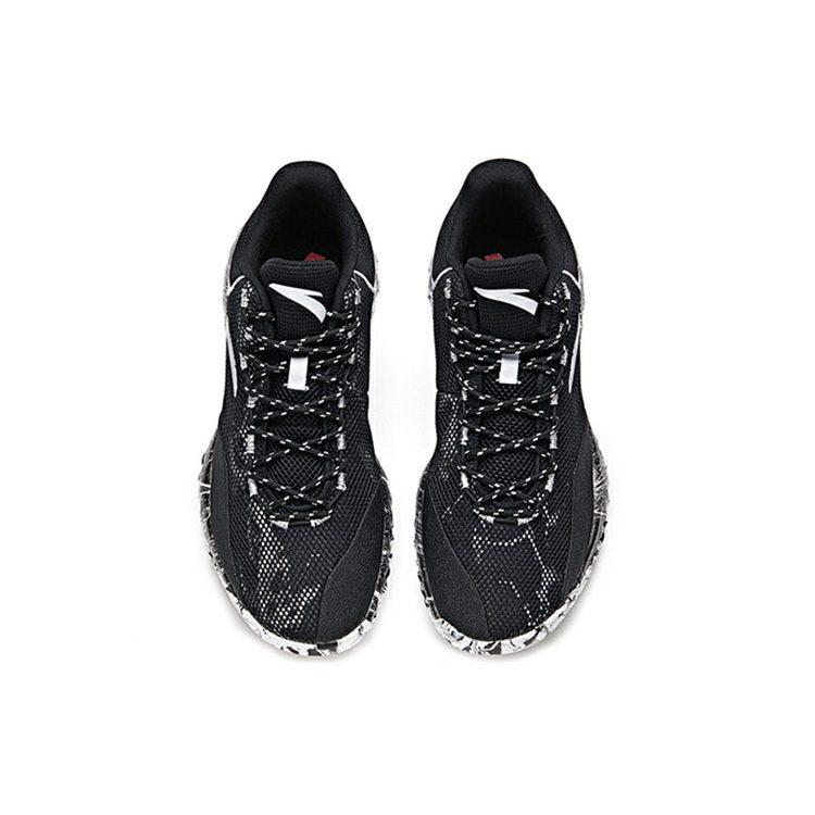 Anta Cushioning, Wear Resistant Low Top Basketball Shoes Men's Black 112031605-2