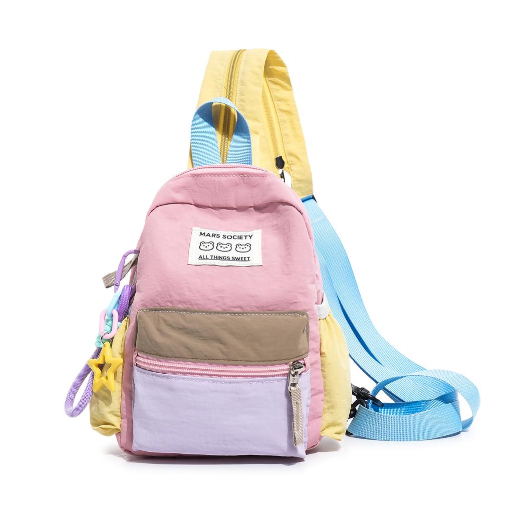Schulranzen Koreanische Version von hochwertigem Schüler-Schulranzen Große Kapazität Freizeit Sport Eltern-Kind-Rucksack Outdoor-Reise Freizeitrucksack