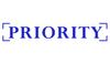 Printtoo Priority Self Inking Rubber Stamp Pre-Inked Office Stamp- Home Office Business Stationery, Black- 42 x 9