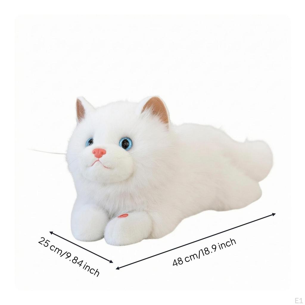 Stuffed Cat Soft Adorable for Bedtime, Nursery, Kids