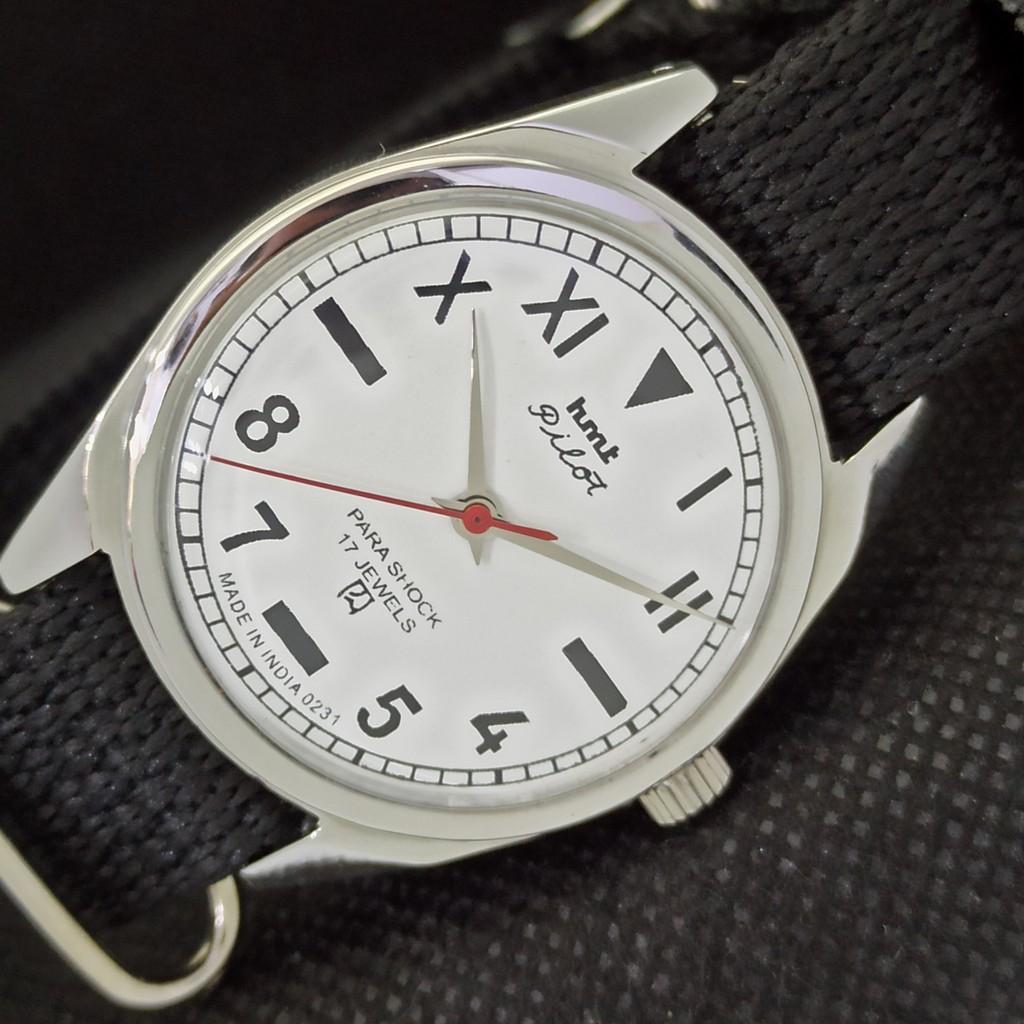

OLD HMT PILOT INDIAN MENS MECHANICAL WATCH a295079-1 Sku556b-a295079