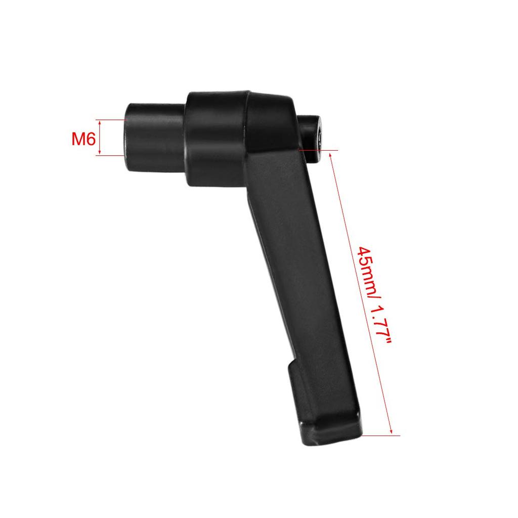 uxcell Handle M6 Adjustable Clamp Lever Thread Ratchet Female Thread