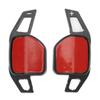 Black Paddle Shift Extensions Aluminium Alloy Steering Wheel Paddle Shifter Extension Cover for A1