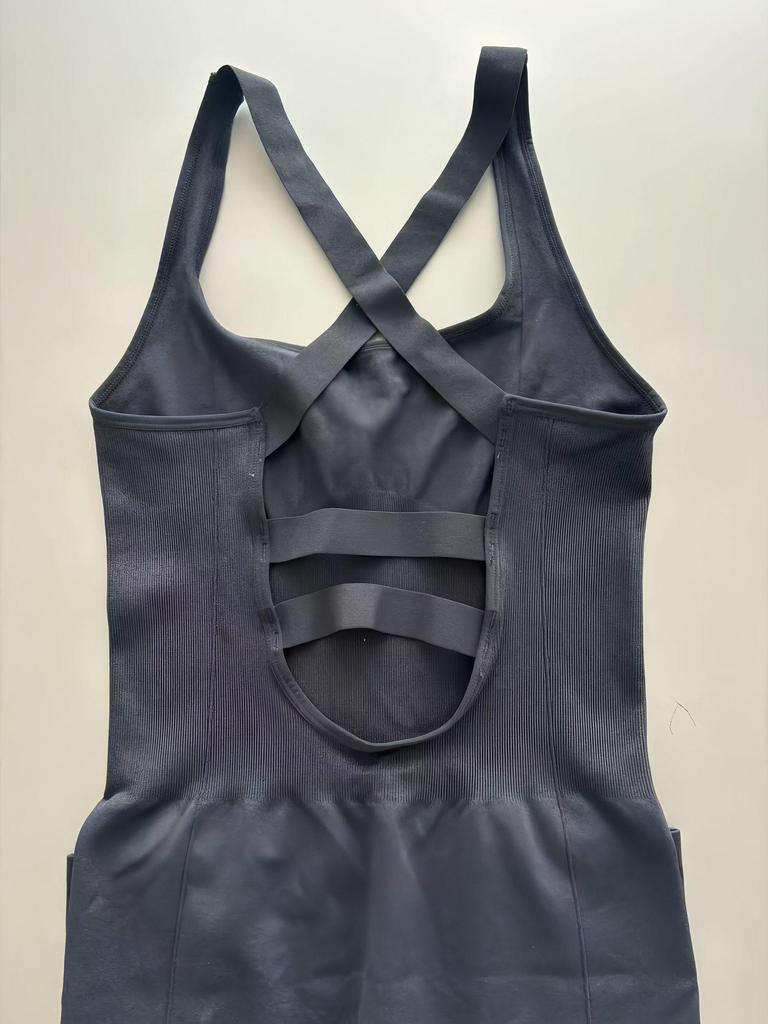 Quick-Dry Seamless Sleeveless Yoga Jumpsuit