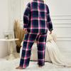 Plus Size Women's Pajama Set Loungewear Comfortable Home Sleepwear