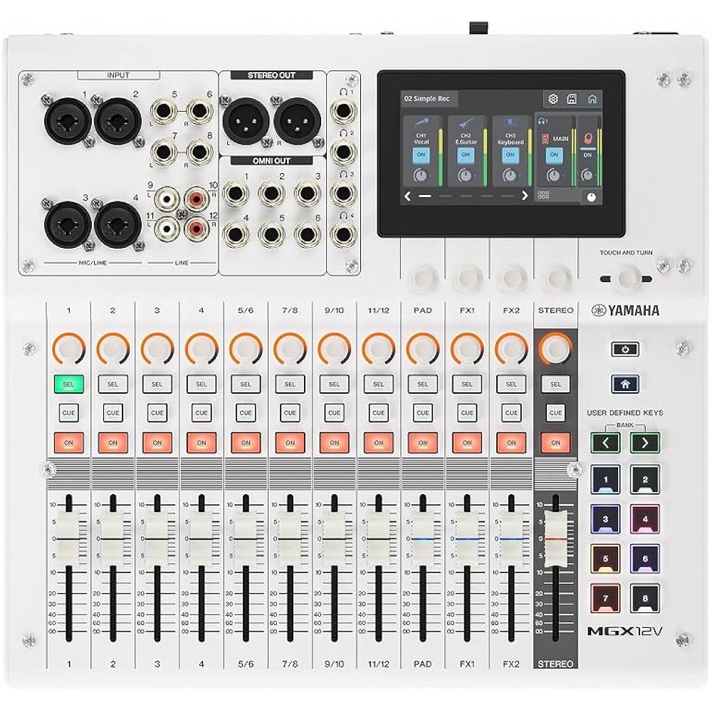 Yamaha YAMAHA Digital Mixer 18 Channel HDMI MGX12V W