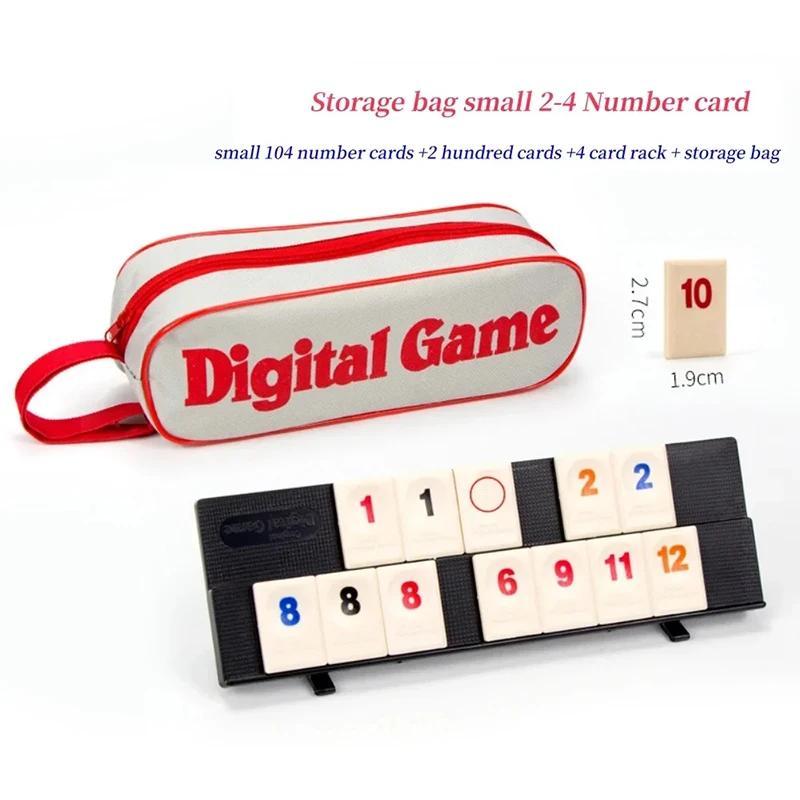 Standard Israeli Mahjong Digital Cards Rummy Classic Table Game Perfect for Family Gatherings and Travel Fun Party Games