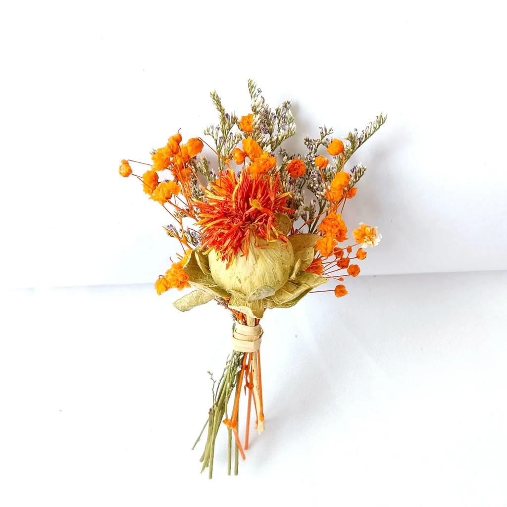 Dried Flower Bouquet High-Quality Fingertip Bouquet Greeting Card Decoration Versatile Diy Flower Kit For Diy Projects Event