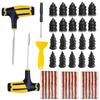 Motorcycle Tire Repair Tool Kit Tubeless Tyre Puncture Repair Kit Screw Studding Tool for Bike Tire Repair Set Tyre Rubber Strip