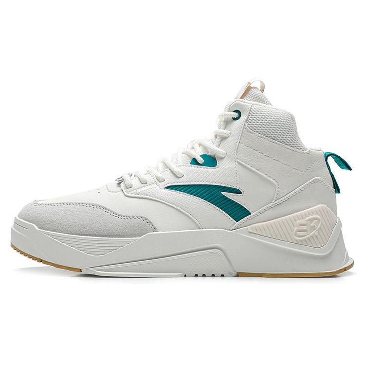 

Anta Life Collection Wear resistant And Lightweight Low top Skateboard Shoes Men s White Green 912238085-2 40