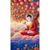 Fantasy Buddha Statue 5D Full Round Diamond Painting Kits Zen Art Buddhist Sculpture DIY Drills Mosaic Embroidery Cross-stitch