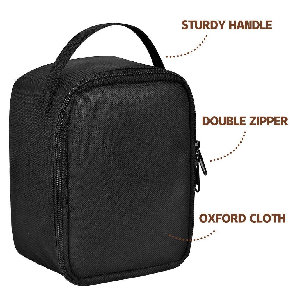Shockproof Blood Pressure Monitor Storage Bag Portable Waterproof Travel Carrying Pouch with Handle Large Capacity