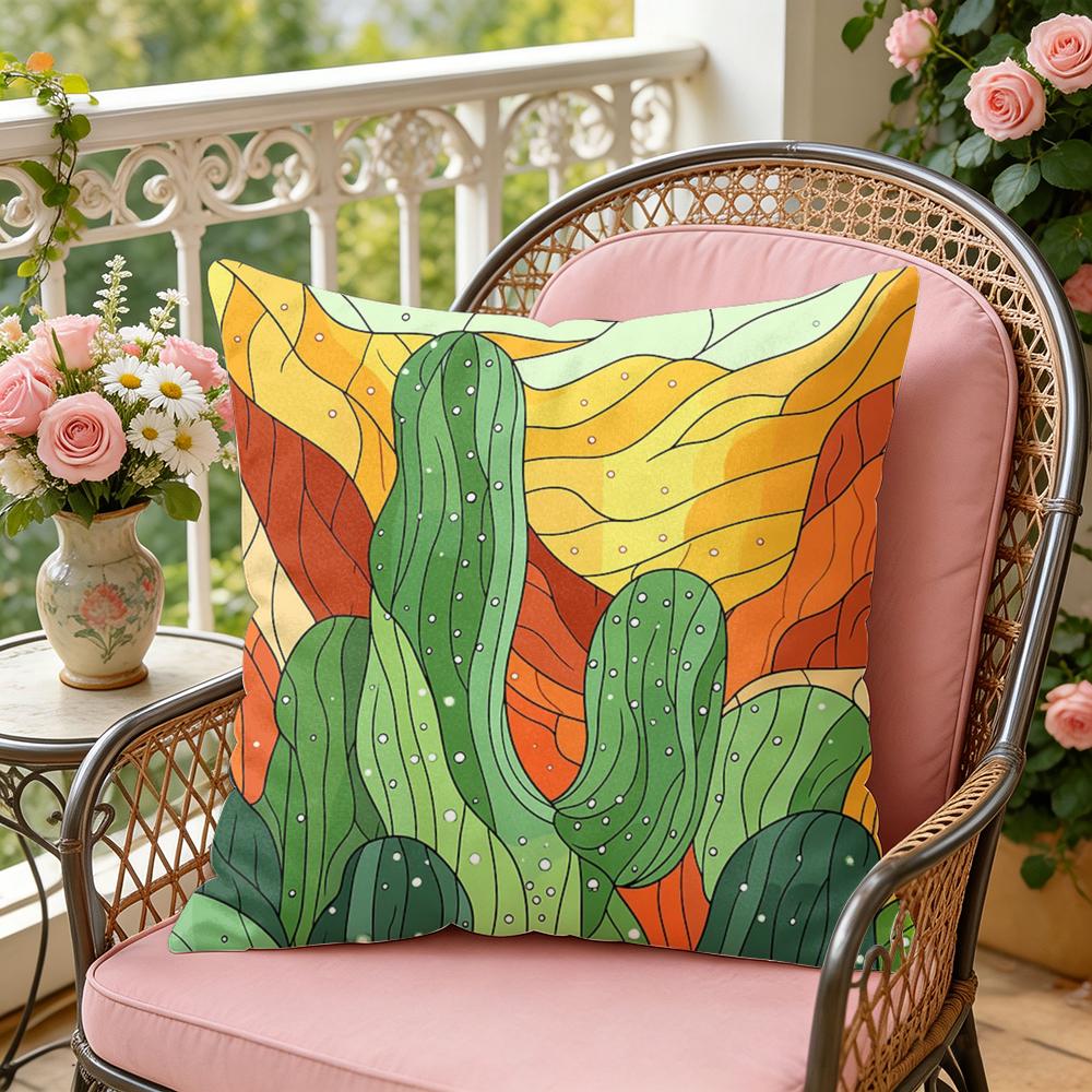 Classic Leaf Glass Cushion Cover Soft Plush Throw Pillow Cover  DoubleSided Decorative Cushion Case  Sofa Bedroom Home Decor
