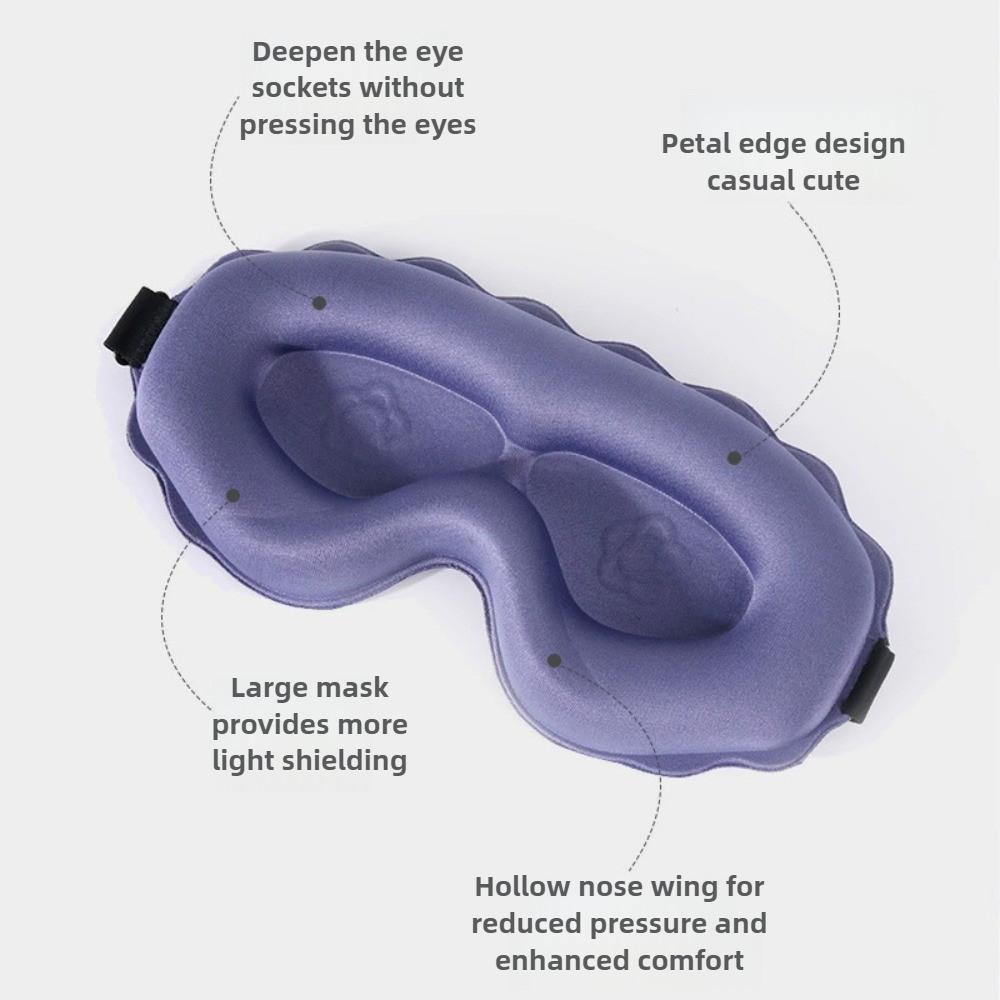 Travel Sleeping Aid 3D Sleeping Mask Blockout Light Sleep Mask Memory Foam Eyeshade Blindfold Sleep Masker Face Mask Eyepatch