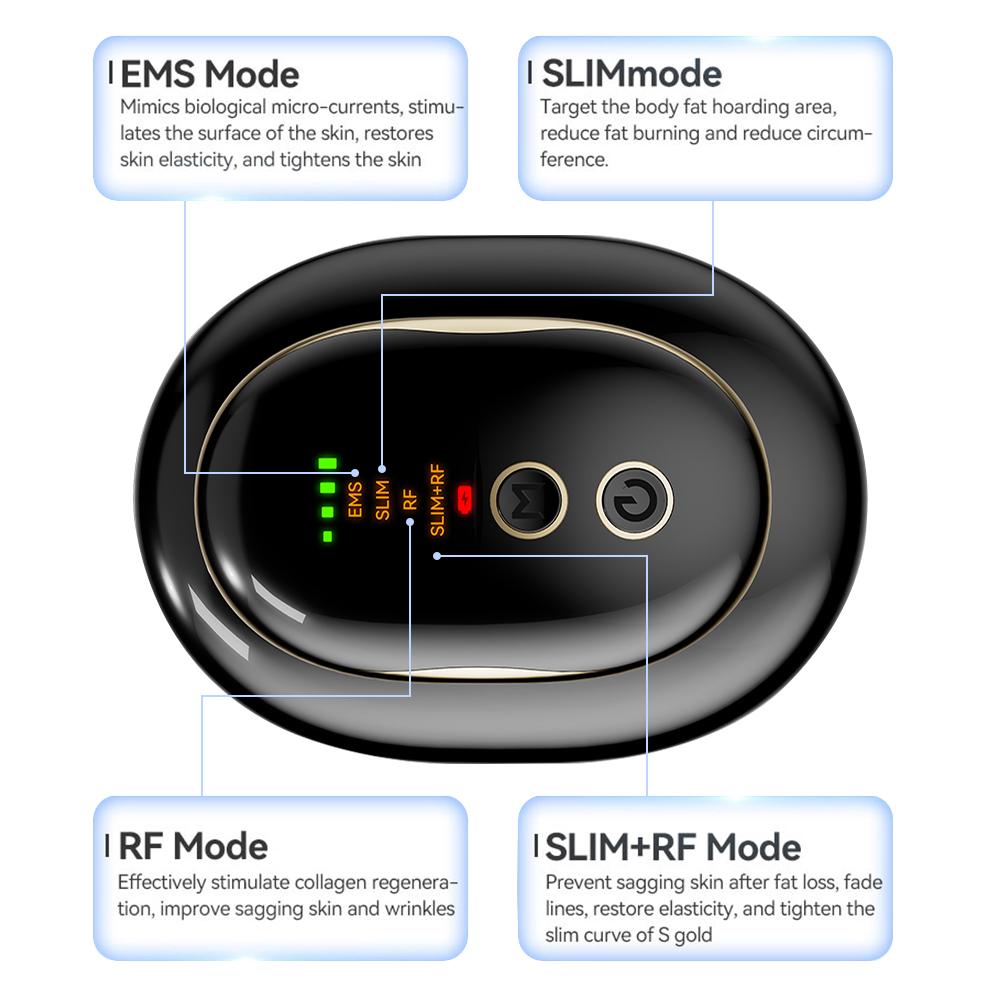 RF Slimming Instrument Electric Fat Remover Body Massager for Belly Waist Arm Leg Butt Cordless Body Sculpting Machine