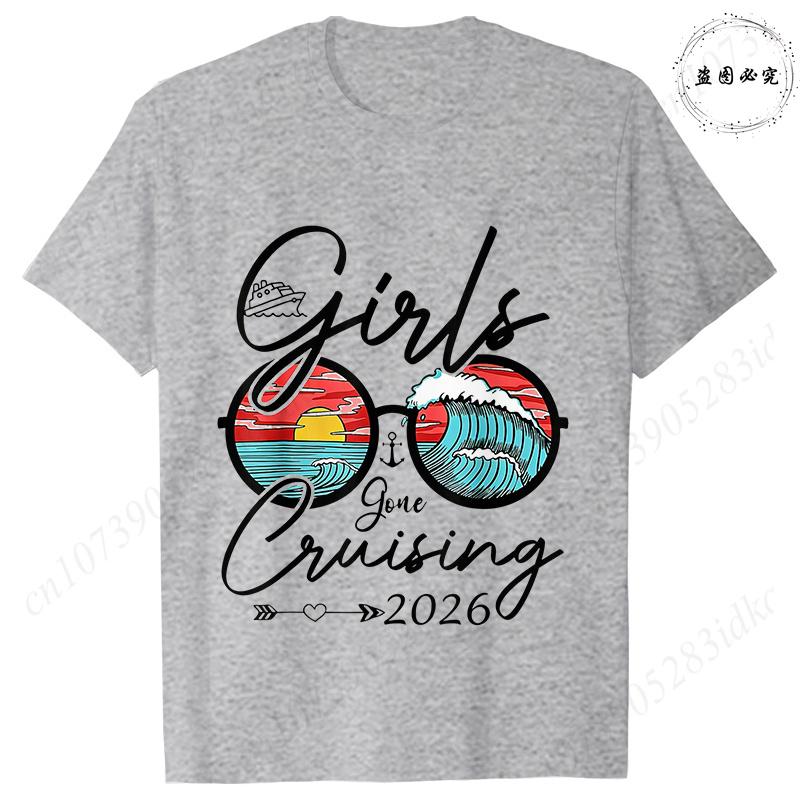 My First Cruise 2026 Tshirts for Women Sunglasses Beach Graphic  Short Sleeve Fashion Cruise Vacation Daily Wear Trendy Tees