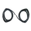 New LH & RH Front Door Molding Seal Weatherstrip for 2006-2011 Honda Civic Sedan