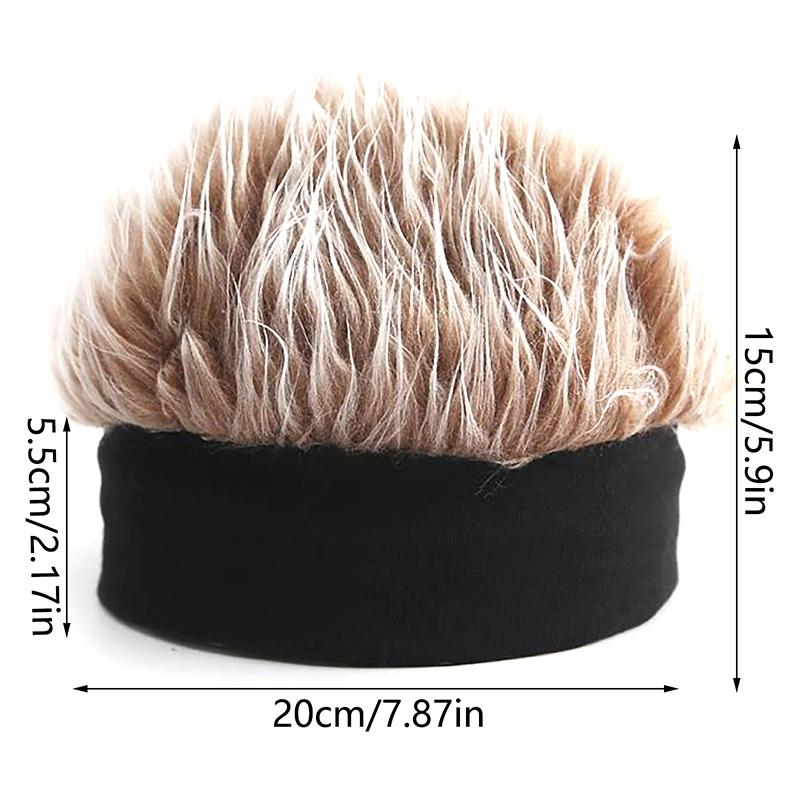 Hip Hop Wig Hat Korean Version Landlord Hat Retro Street Trendy Man Female Hats
