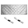 Air Conditioning Hose Insulation Cover Suitable for Exhaust Ducts Thermal Protection with Adjustable Elastic Straps