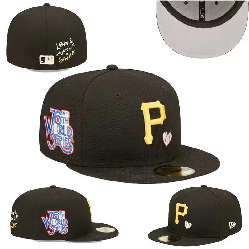 Baseball Fully Enclosed Baseball Cap, Non-Adjustable, Can Be Worn Upside Down, New Dense Embroidered American Hip-Hop Baseball League Size Cap