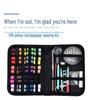 Compact 10-Piece Hand-Sewing Tool Kit