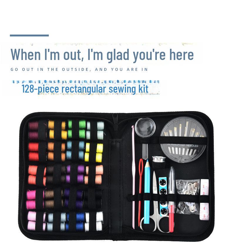 Compact 10-Piece Hand-Sewing Tool Kit