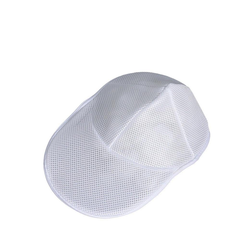 Washing Machine Hat Laundry Bag Cap Protector Washing Bag Anti-Deformation Hat Mesh Storage Organizer Zip Bags With Frame