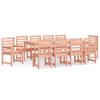 11 piece Garden Dining Set Solid Douglas Fir Wood