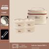 Lunch Box Isolato in Acciaio Inossidabile 316L, Adatto al Microonde