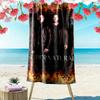 Supernatural Tv Series Poster Print Beach Towel, Large Soft Quick Dry Towel for Beach Camping Swimming