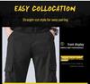 Men's Straight-Leg Pure Cotton Multi-Pocket Work Pants