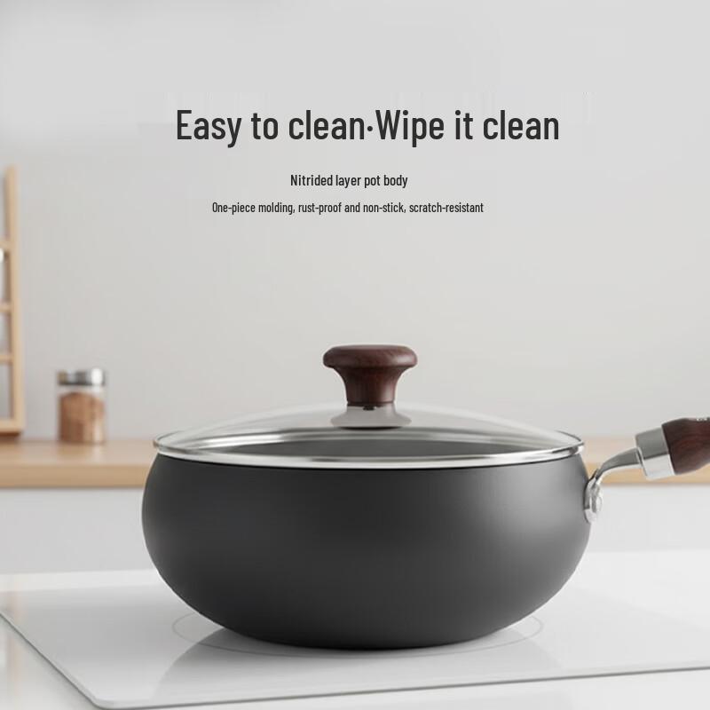 Zhang Xiaoquan Ebony Series Fine Iron Wok