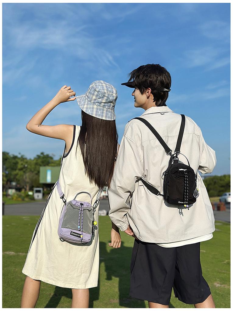 Unisex Lightweight Waterproof Crossbody Water Bottle Backpack for Hiking and Travel