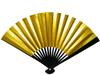 Formal Suitable for Formal Gold and Silver Reversible Japanese Folding Fan [Sarasa] Wear, Kimono, (Suehiro)