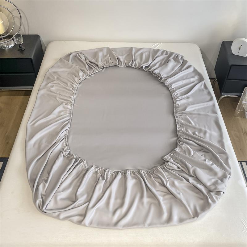 3pcs Set 100% Bamboo Mattress Protector Mattress Cover Fitted Sheet with Elastic Band Bedsheet 1000 Thread Count Queen King Size