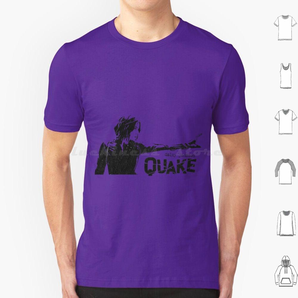 Quake T Shirt Big Size 100 Cotton Agents Of Shield Shield Aos Fitzsimmons Daisy Johnson S H I E L D Simmons Leo Fitz Coulson
