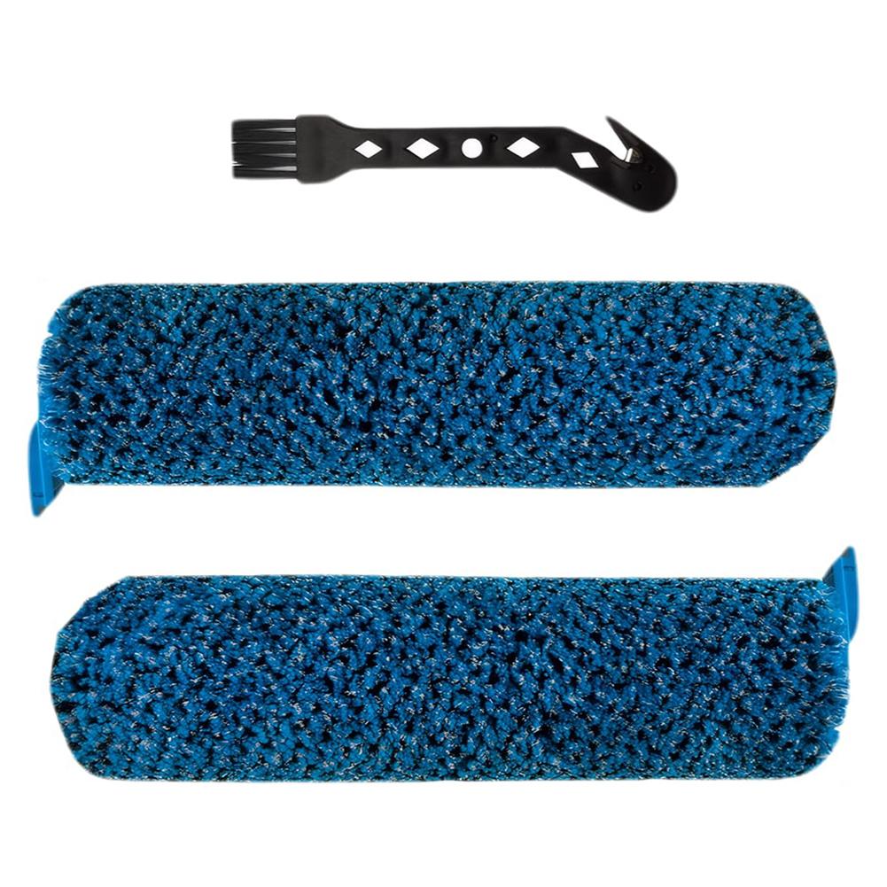 For Shark WW201/WW200/WW201q Hydroduo Cordless Wet Dry Floor Cleaner Vacuum Replacement Main Brush 3 Pack Nylon Plastic