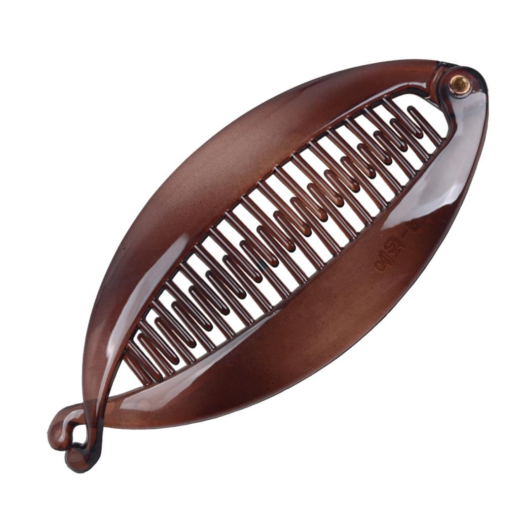 

Сплошной цвет, заколка для волос «банан», женская прическа, заколки-когти, заколки, аксессуары для волос для девочек, хвостик, зажим для волос Hoder 12.3cm*5.5cm