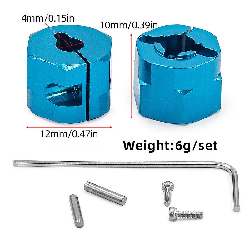 

Tamiya RC WR/GF/G6 Series Aluminum Hex Hubs 54610