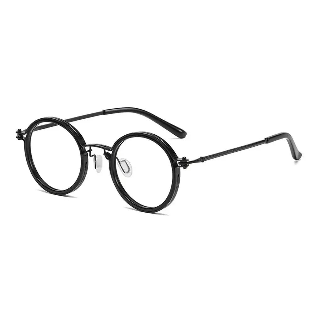 New Round Anti Blue Light Blocking Glasses Woman Man Fashion Small Frame Retro Computer Eyeglasses Optical Reading Eyewear