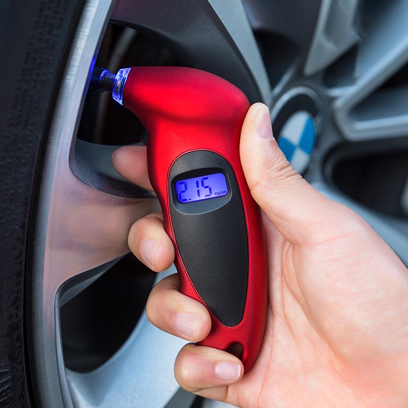 Digital Car Tire Pressure Gauge Monitor Backlight High-precision Tire Pressure Monitor Tyre Air Pressure Gauge Meter LCD Display