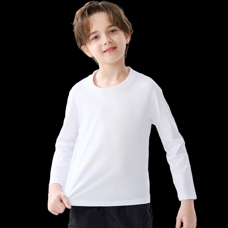 Mao Ren Kids' Pure Cotton Long-Sleeve T-Shirt