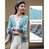 Demana Women's Cloud-Soft Wool Blend V-Neck Cardigan