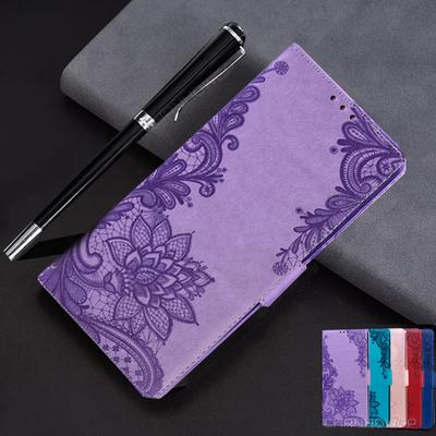 Lace Leather Wallet Flip Case For Samsung Galaxy A12 A32 A02S A42 A72 A21S A51 A71 P30 P40 Honor 9X 20 Lite Redmi Note 10 9T iPhone 12 11 Pro Cover