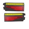 1 Pair Scooter Front Light 10in Warning Lamp High Brightness Turn Signal Lamp for Riding