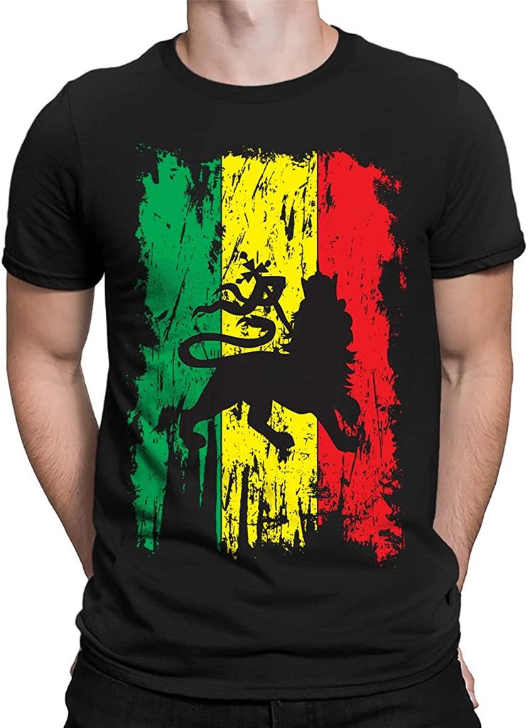 Flag Rasta Flag Unisexs Summer Cotton Oneck Short Sleeve T Shirt