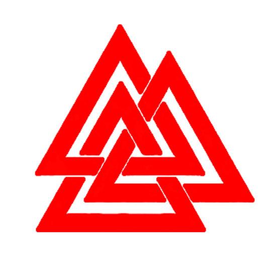 Valknut Odin Wikinger Symbol Auto Fahrzeug Reflektierende Aufkleber Aufkleber Dekoration