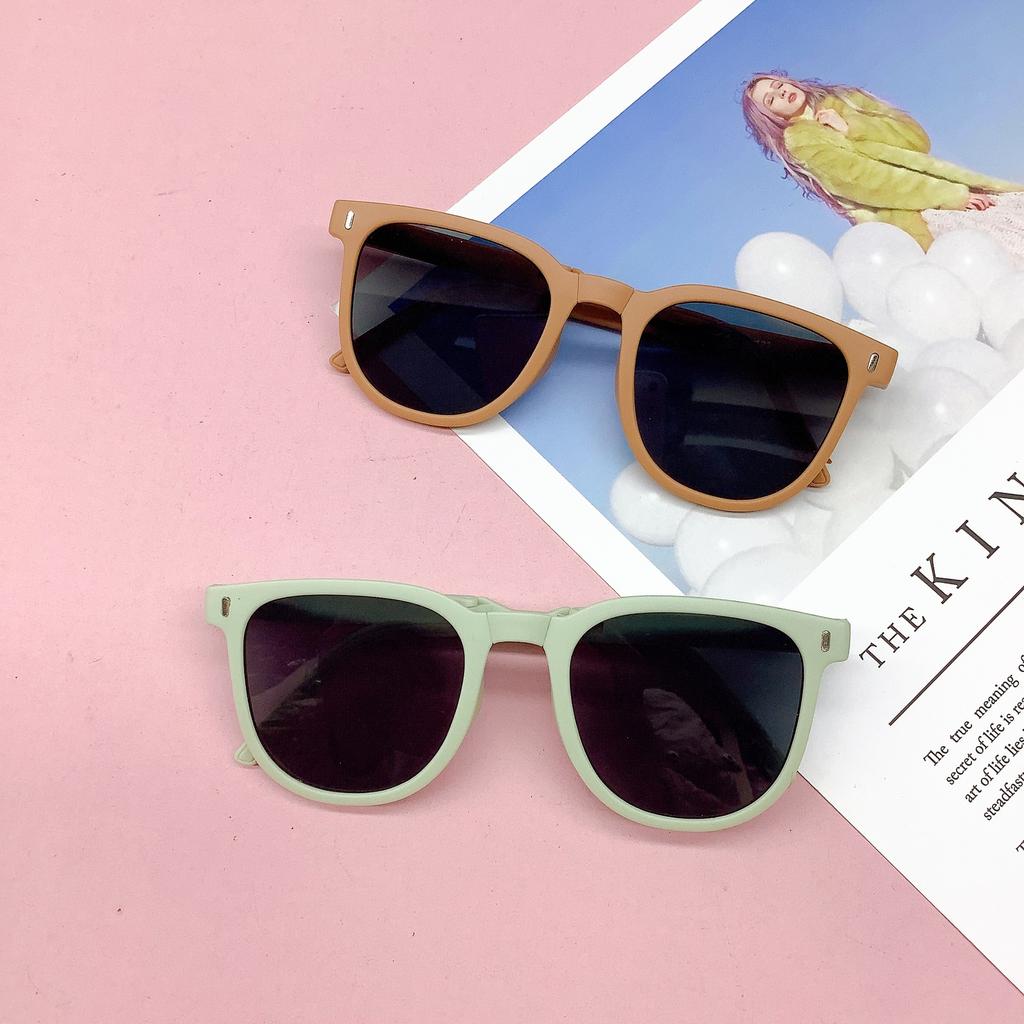 Retro Folding Travel Uv Protection Children'S Sunglasses Trendy Baby Sunglasses